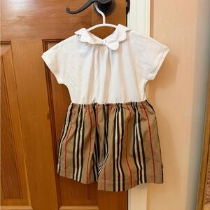 NWT Burberry Dress/ Romper Toddler/ 18 months
